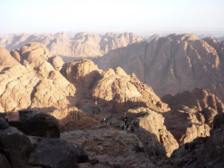 Mount Sinai (Moses Mountain) From Sharm El-sheikh